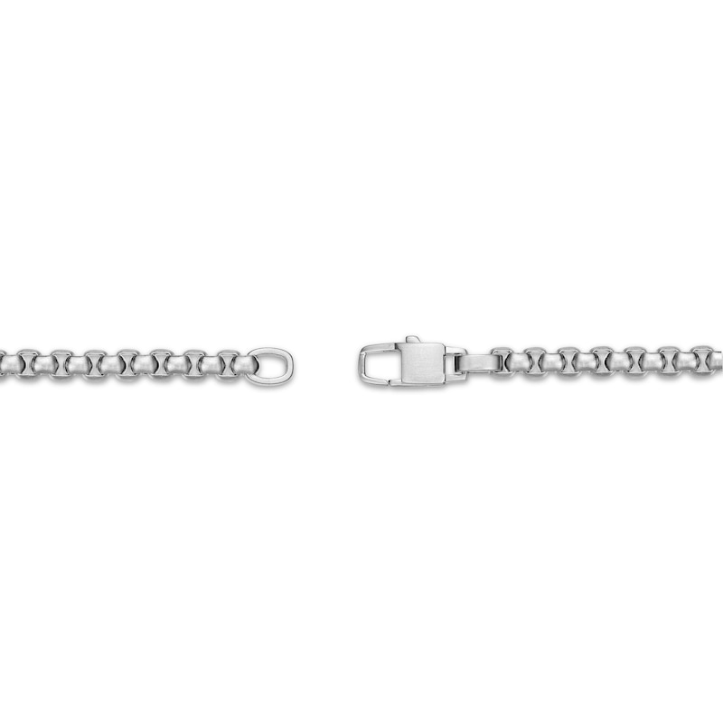 Main Image 3 of Solid Box Chain Necklace 4.5mm Stainless Steel & Yellow Ion Plating 22&quot;