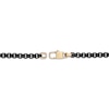 Thumbnail Image 2 of Men's Solid Box Chain Necklace 4.5mm Black & Yellow Ion-Plated Stainless Steel 22"