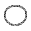 Thumbnail Image 2 of Men's Antique Finish Link Bracelet 10.5mm Black Ion-Plated Stainless Steel 7.75&quot;