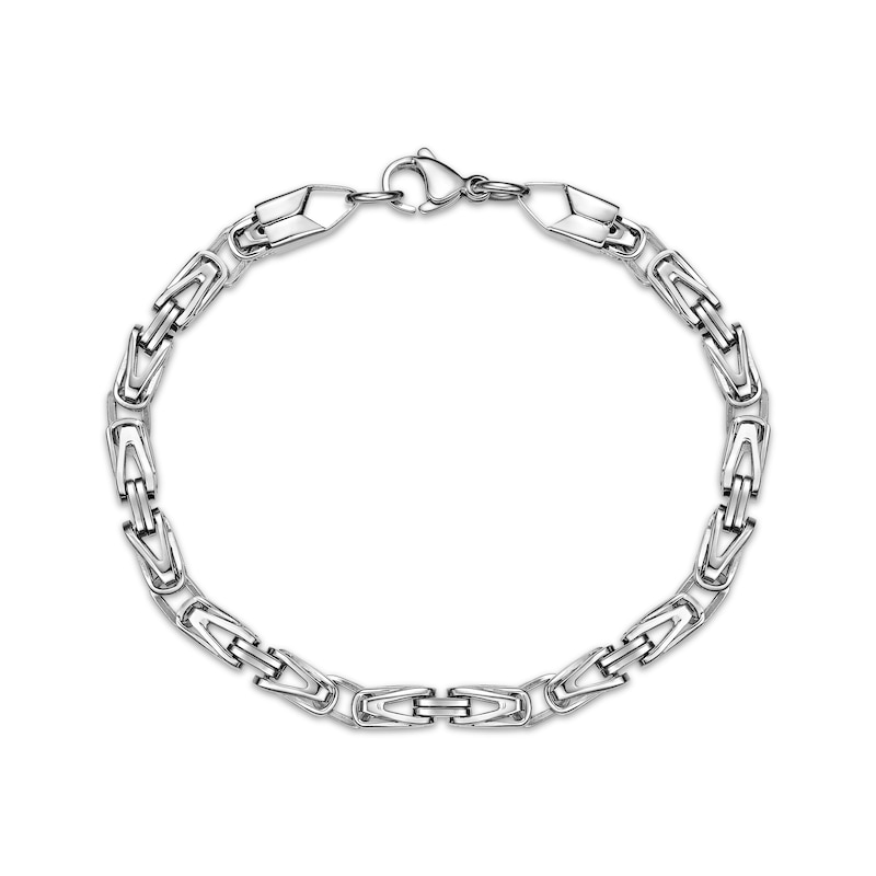 Byzantine Chain Bracelet 6mm Stainless Steel 8"