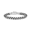 Thumbnail Image 1 of Men's Box Chain Cord Bracelet Stainless Steel 8&quot;