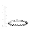 Thumbnail Image 4 of Men's Box Chain Cord Bracelet Stainless Steel 8&quot;