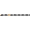 Thumbnail Image 3 of Men's Box Chain Bracelet Black & Yellow Ion-Plated Solid Stainless Steel 8&quot;