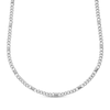 Thumbnail Image 1 of Solid Fancy Link Necklace 5.4mm Sterling Silver 22&quot;