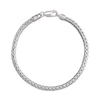 Thumbnail Image 0 of Hollow Round Foxtail Chain Bracelet 3.7mm Sterling Silver 8.25"