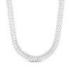 Thumbnail Image 0 of Hollow Stampato Chain Necklace Sterling Silver 18"