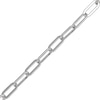 Thumbnail Image 2 of Solid Paperclip Chain Bracelet 3.5mm Sterling Silver 7.5&quot;