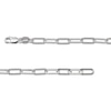 Thumbnail Image 3 of Solid Paperclip Chain Bracelet 3.5mm Sterling Silver 7.5&quot;