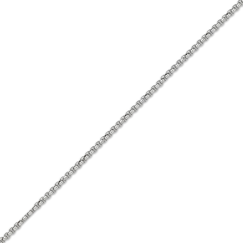 Main Image 2 of Solid Round Box Chain Necklace 2mm Stainless Steel 18&quot;