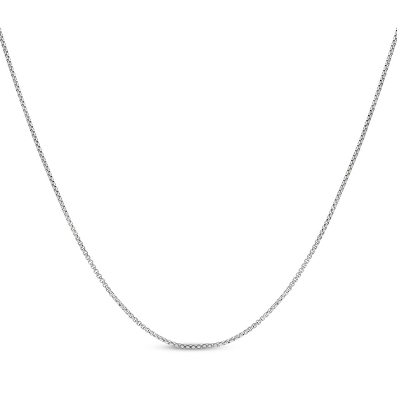 Solid Round Box Chain Necklace 2mm Stainless Steel 24"