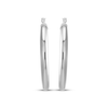 Thumbnail Image 1 of Tube Hoop Earrings Sterling Silver 30mm