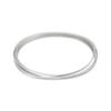 Thumbnail Image 1 of Crossover Bangle Bracelet Sterling Silver 7.5"