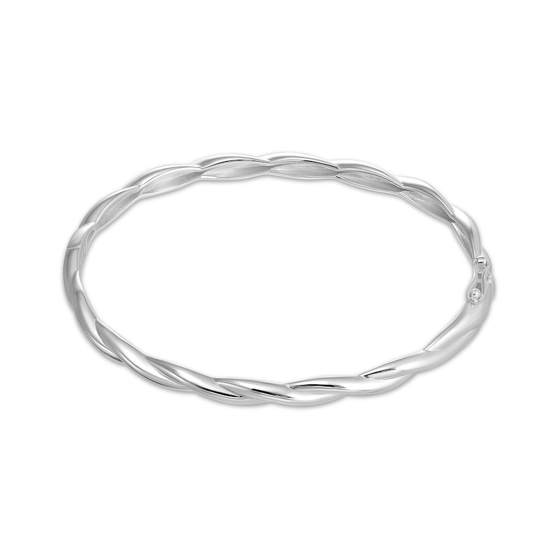 Main Image 2 of Twist Bangle Bracelet Sterling Silver 7.5&quot;