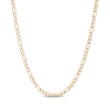 Thumbnail Image 0 of Solid Figaro Chain Necklace 4mm Yellow Ion-Plated Stainless Steel 30"