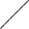 Thumbnail Image 2 of Solid Figaro Chain Necklace 4mm Black Ion-Plated Stainless Steel 18&quot;