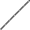 Thumbnail Image 1 of Solid Figaro Chain Necklace 4mm Black Ion-Plated Stainless Steel 30"