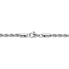 Thumbnail Image 2 of Solid Rope Chain Necklace 4mm Stainless Steel 22"