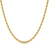 Thumbnail Image 1 of Solid Rope Chain Necklace 4mm Yellow Ion-Plated Stainless Steel 24&quot;