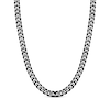 Thumbnail Image 1 of Solid Curb Chain Necklace 8mm Stainless Steel & Black Ion Plating 20&quot;