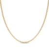 Thumbnail Image 0 of Solid Round Box Chain Necklace 3.5mm Yellow Ion-Plated Stainless Steel 22"