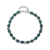 Thumbnail Image 2 of Men's Malachite Bead Bracelet Stainless Steel 8.5&quot;