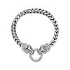 Thumbnail Image 2 of Men's Dragon Head Wheat Chain Bracelet Stainless Steel 8.5&quot;