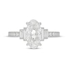 Thumbnail Image 2 of Neil Lane Artistry Heritage Oval-Cut Lab-Created Diamond Engagement Ring 2-3/4 ct tw Platinum