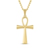 Thumbnail Image 0 of Men's Ankh Necklace Yellow Ion Plated Stainless Steel 24"