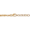 Thumbnail Image 2 of Italian Brilliance Round & Cube Bead Bracelet 14K Yellow Gold 8"