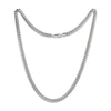 Thumbnail Image 2 of Solid Cuban Curb Chain Necklace 7.2mm Sterling Silver 24&quot;