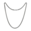 Thumbnail Image 2 of Solid Cuban Curb Chain Necklace 3.5mm Sterling Silver 18&quot;