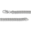 Thumbnail Image 3 of Solid Cuban Curb Chain Necklace 3.5mm Sterling Silver 18&quot;