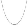 Thumbnail Image 1 of Solid Rope Chain Necklace 1.8mm Sterling Silver 22&quot;