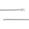 Thumbnail Image 3 of Solid Rope Chain Necklace 1.8mm Sterling Silver 22&quot;