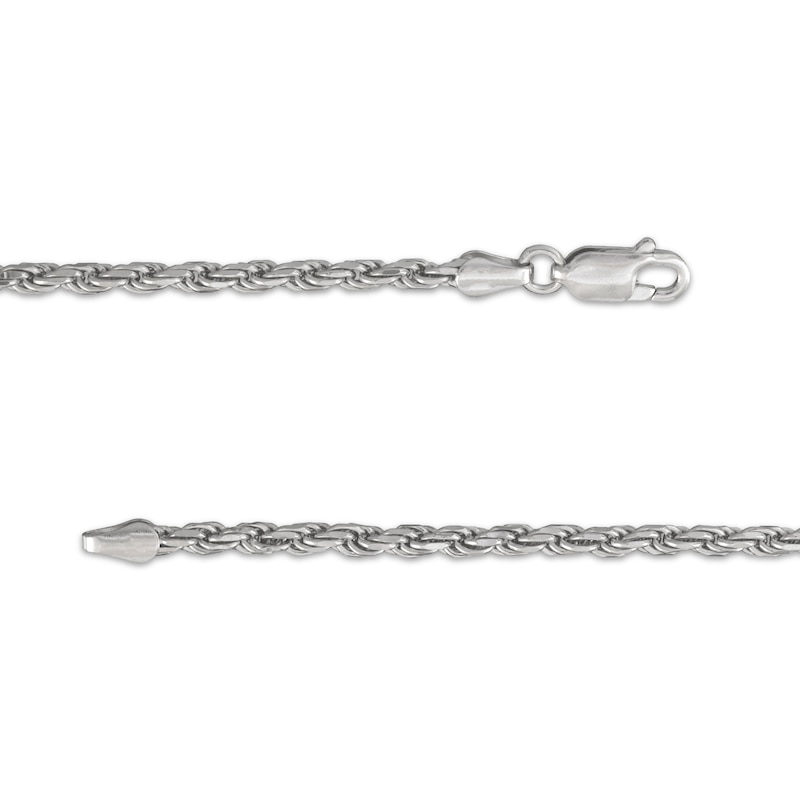 Main Image 3 of Solid Rope Chain Necklace 1.8mm Sterling Silver 22&quot;