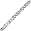 Thumbnail Image 3 of Solid Diamond-Cut Curb Chain Necklace 3.6mm Sterling Silver 18&quot;