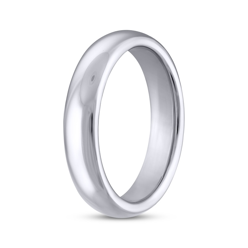 Main Image 2 of Now + Forever Men's Domed Wedding Band Tungsten Carbide