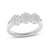 Thumbnail Image 1 of THE LEO Diamond Flower Trio Fashion Ring 3/4 ct tw 14K White Gold