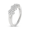 Thumbnail Image 2 of THE LEO Diamond Flower Trio Fashion Ring 3/4 ct tw 14K White Gold