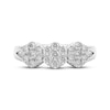 Thumbnail Image 3 of THE LEO Diamond Flower Trio Fashion Ring 3/4 ct tw 14K White Gold