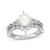 Thumbnail Image 1 of Neil Lane Cultured Akoya Pearl & Diamond Engagement Ring 1/2 ct tw 14K White Gold