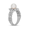 Thumbnail Image 2 of Neil Lane Cultured Akoya Pearl & Diamond Engagement Ring 1/2 ct tw 14K White Gold