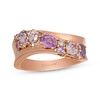 Thumbnail Image 1 of Le Vian Pretty in Pink Amethyst, Morganite & Pink Sapphire Ring 1/20 ct tw Diamonds 14K Strawberry Gold