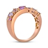 Thumbnail Image 2 of Le Vian Pretty in Pink Amethyst, Morganite & Pink Sapphire Ring 1/20 ct tw Diamonds 14K Strawberry Gold