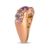 Thumbnail Image 3 of Le Vian Pretty in Pink Amethyst, Morganite & Pink Sapphire Ring 1/20 ct tw Diamonds 14K Strawberry Gold