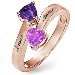 Birthstone Couple's Ring