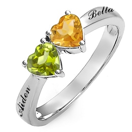 Birthstone Couple's Ring