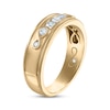 Thumbnail Image 2 of Every Moment Men's Diamond Wedding Band 1/2 ct tw 14K Yellow Gold