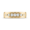 Thumbnail Image 3 of Every Moment Men's Diamond Wedding Band 1/2 ct tw 14K Yellow Gold