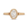 Thumbnail Image 3 of Neil Lane Artistry Oval-Cut Lab-Grown Diamond Bezel-Set Engagement Ring 1 ct tw 14K Yellow Gold